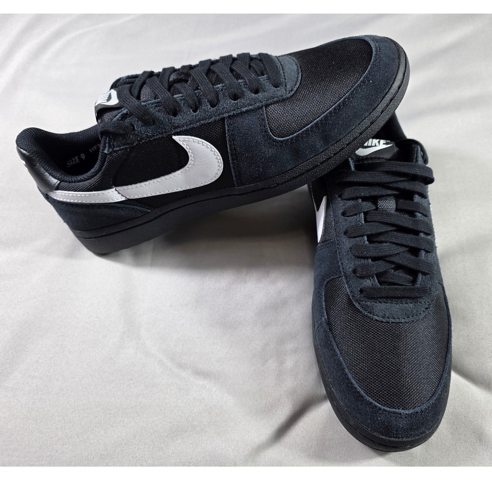Nike Field General 82 Sneakers Mens Size 9 Black HF3165-001 Textile, Suede NEW